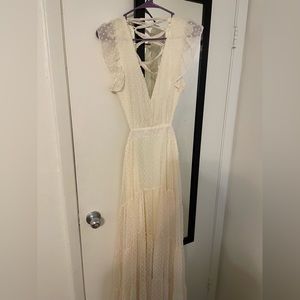 Cream Maxi Dress